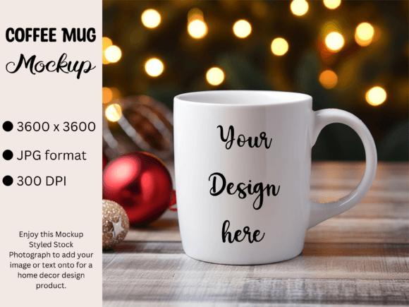 Download White Mug Product Mockup Photo Christmas - Mug product mockup Collection
