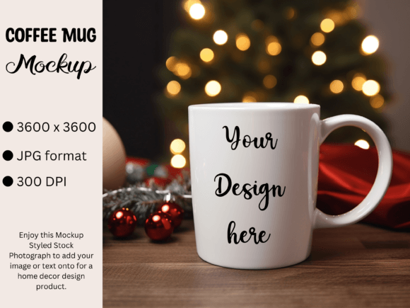 Download White Mug Product Mockup Photo Christmas - Mug product mockup Collection
