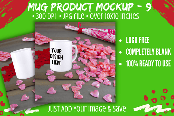 Download Valentine Day POD Mug Product Mockup 9 - Mug product mockup Collection