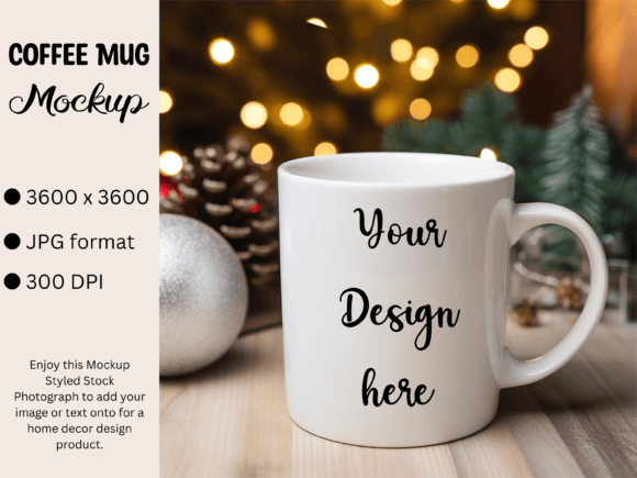 Download White Mug Product Mockup Photo Christmas - Mug product mockup Collection